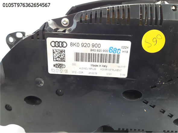 לוח שעונים דיגיטלי לאודי A4 2008-2016