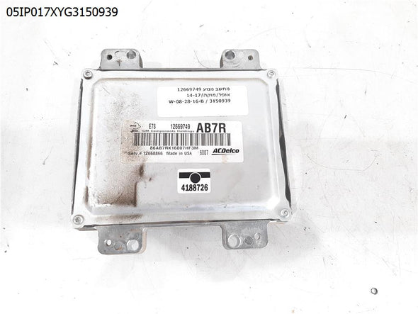 מחשב מנוע 12669749 לאופל מוקה 2014-2017