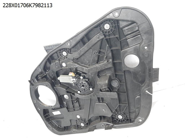 מנגנון חלון חשמלי קדמי ימין (עם פלטה) ליונדאי I40 2012-2015