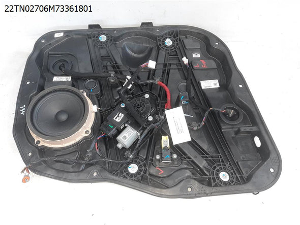 מנגנון חלון חשמלי קדמי שמאל (עם פלטה) ליונדאי סנטה פה 2019-2024