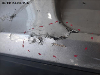 מעבר לדף פגוש חיצוני אחורי לפולקסווגן גולף 2009-2013