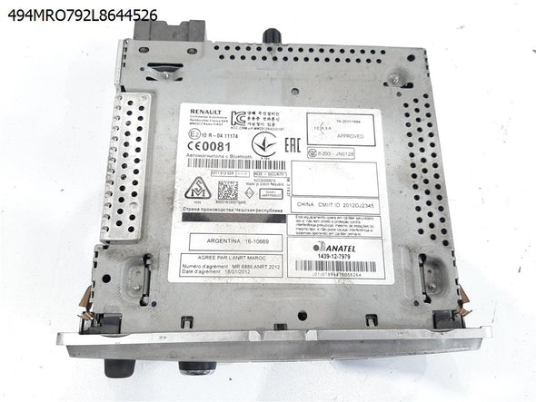 רדיו דיסק MP3 לרנו פלואנס 2009-2025