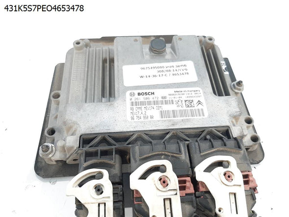 מחשב מנוע 9675495080 לפיג'ו 308 2008-2014